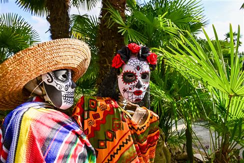 Mexican skeletons at Tropical Park